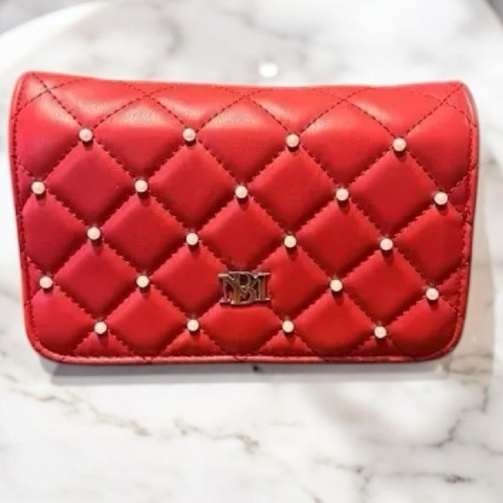 NWT Badgley Mischka Quilted Crossbody Bg